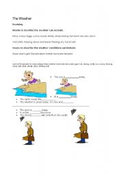 English worksheet: The Weather