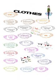 English Worksheet: Clothes Quiz
