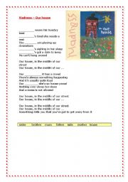 English Worksheet: songs