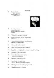 English Worksheet: Riddles