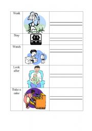 English worksheet: past simple