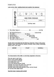 English Worksheet: Film: Stuart Little