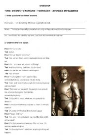 English Worksheet: INDEFINITE PRONOUNS