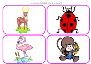 English Worksheet: Who`s in the forest? - practising animals (part 4 / 6)