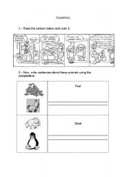 English Worksheet: Comparisons