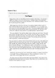 English Worksheet: Reading Comprehensio