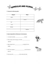 English worksheet: More Then One