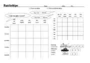 English Worksheet: Battleship