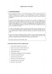 English worksheet: Gustave Flaubert