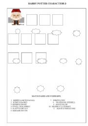 English Worksheet: HARRY POTTER CHARACTERS THE TEACHERS