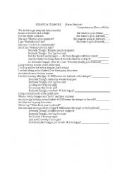 English Worksheet: Bermuda Triangle (song)