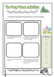 English Worksheet: Fairy tales: The Frog prince activities