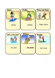 English Worksheet: Go Fish Playing Cards - 3 of 3