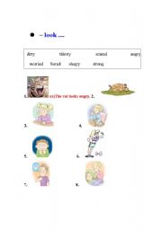 English worksheet: ~look...