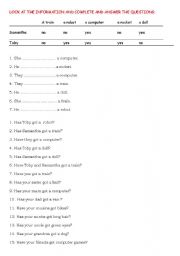 English worksheet: HAVE GOT