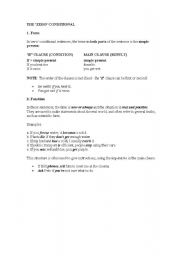 English Worksheet: Conditionals-Explanation