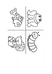 English worksheet: animals