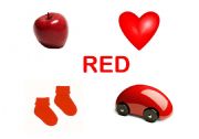 English Worksheet: red