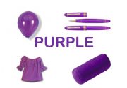 English Worksheet: purple