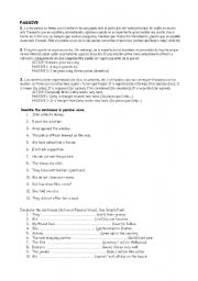 English worksheet: Passive Voice