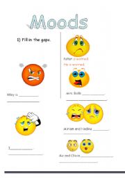 English Worksheet: Feelings