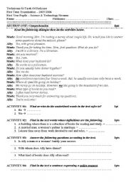 English worksheet: Mark and Ally (Author-Bouabdellah)