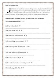 English worksheet: Jack and the present perfect!