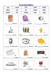 Food Quantifiers 1