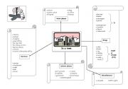 English Worksheet: in a town