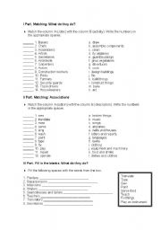 English worksheet: Jobs