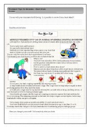 English Worksheet: Heart Attack - Topic for Discussion