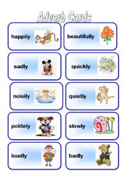 English Worksheet: Adverbs