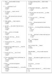 English Worksheet: exercises