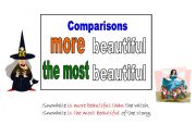 English worksheet: Comparison Posters