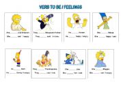 English Worksheet: TO BE / FEELINGS