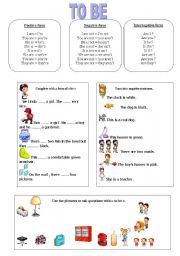 English Worksheet: to be