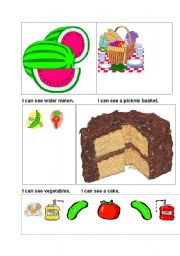 English Worksheet: I can see...