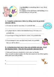 English worksheet: if conditional