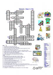 crossword places in a city