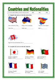 Countries and nationalities