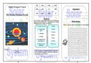 English Worksheet: Solar System