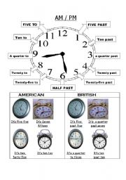 English Worksheet: whats the time?