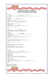 English Worksheet: Hell!By!-The Beatles 2 - song