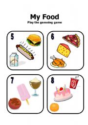 English Worksheet: Guessing Game 2nd set