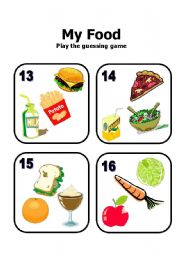 English Worksheet: Guessing Game 4th set