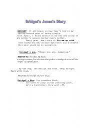 English Worksheet: Bridget Jones Diary