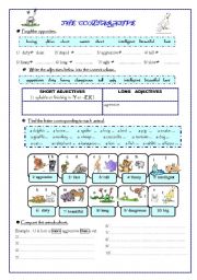 The comparative (animals) and opposites