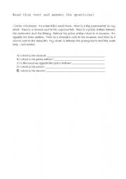 English worksheet: Places in town