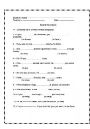 English worksheet: Conditional