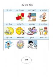 irregular verb board game